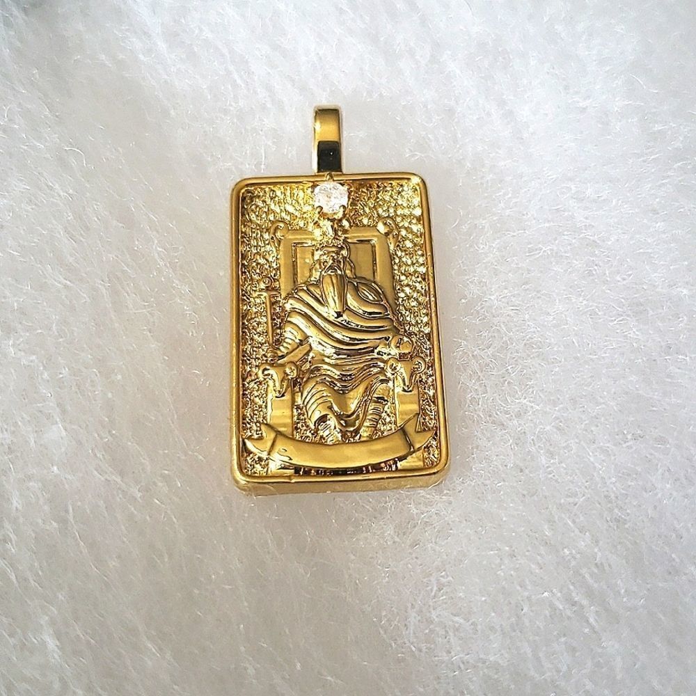 The Emperor, Tarot card pendant